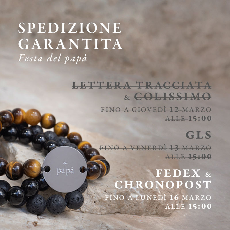 Délais de livraison Fête des Pères 2026 - Fin GLS