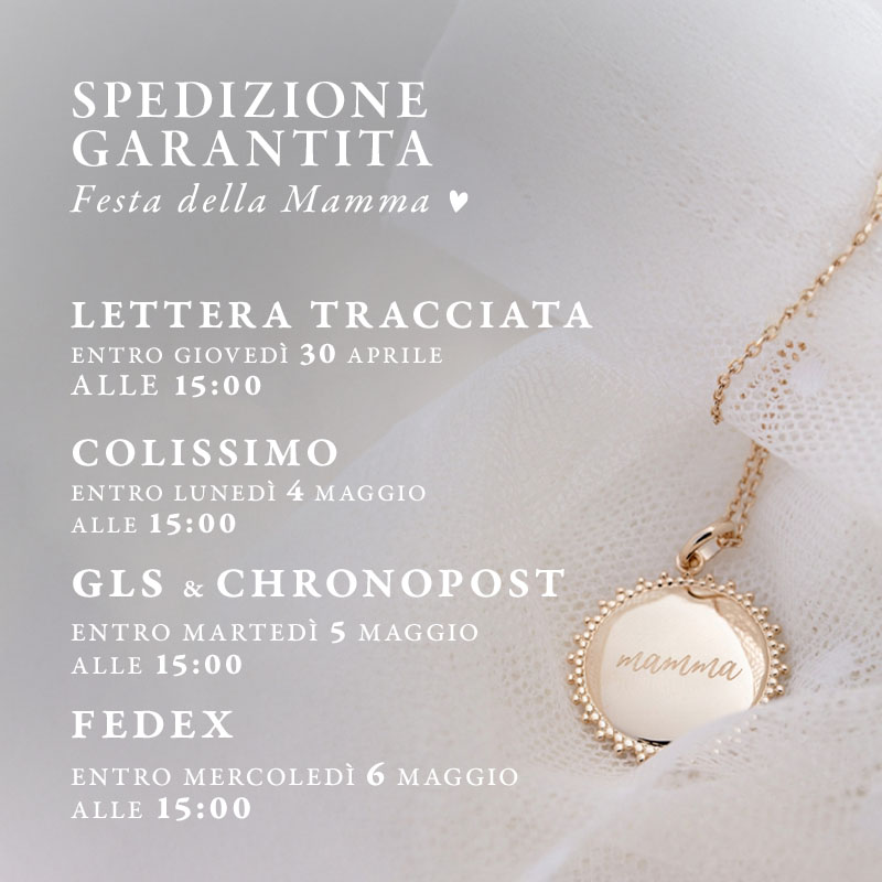 Délais de livraison Fête des Mères 2026 - IT