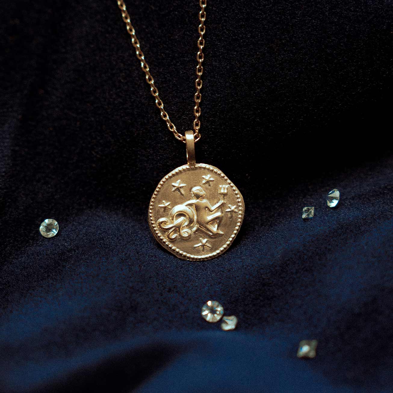 Collana segno zodiacale Acquario
