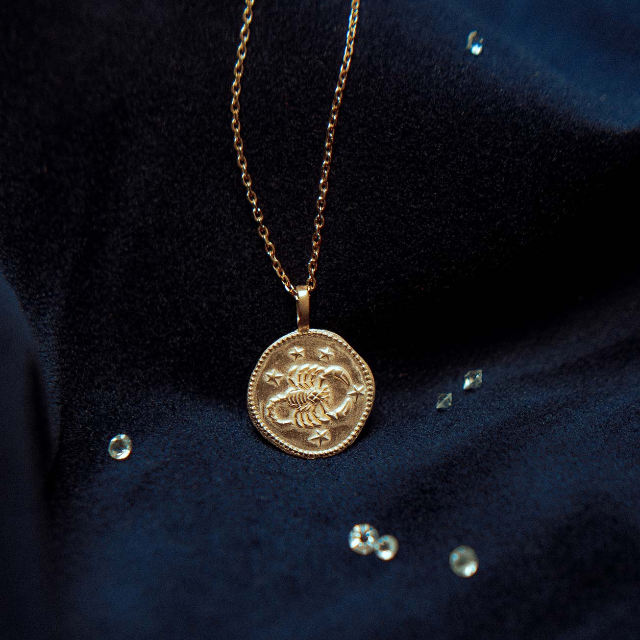 Collana segno zodiacale Scorpione