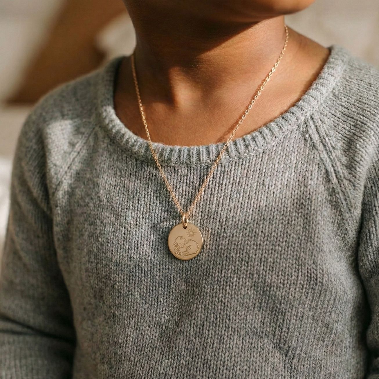 Medaglia da battesimo Agnello