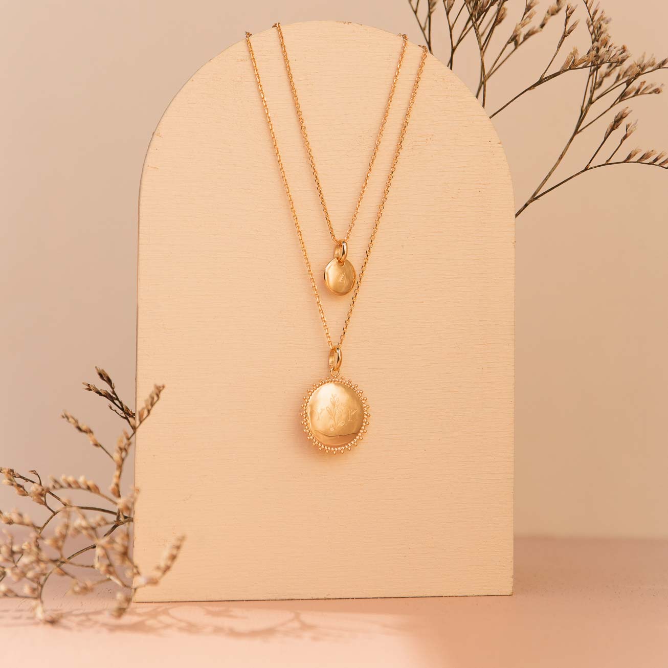 Gioiello personalizzato oro placcato Sofia 