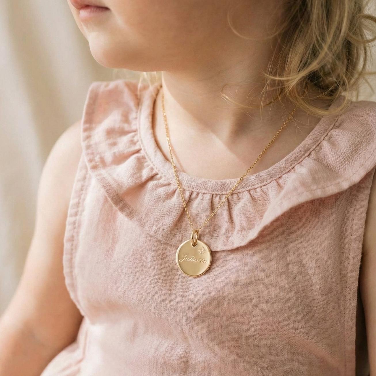 Medaglietta battesimo personalizzata La mia stella