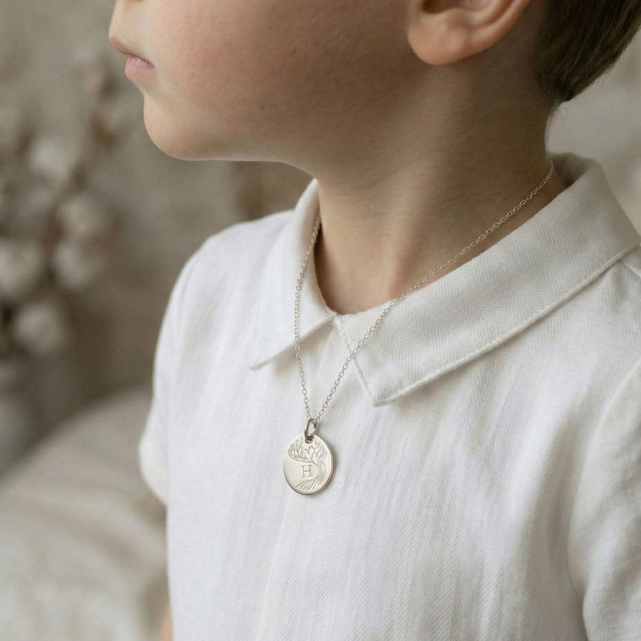 Collana battesimo personalizzata argento 925 alber