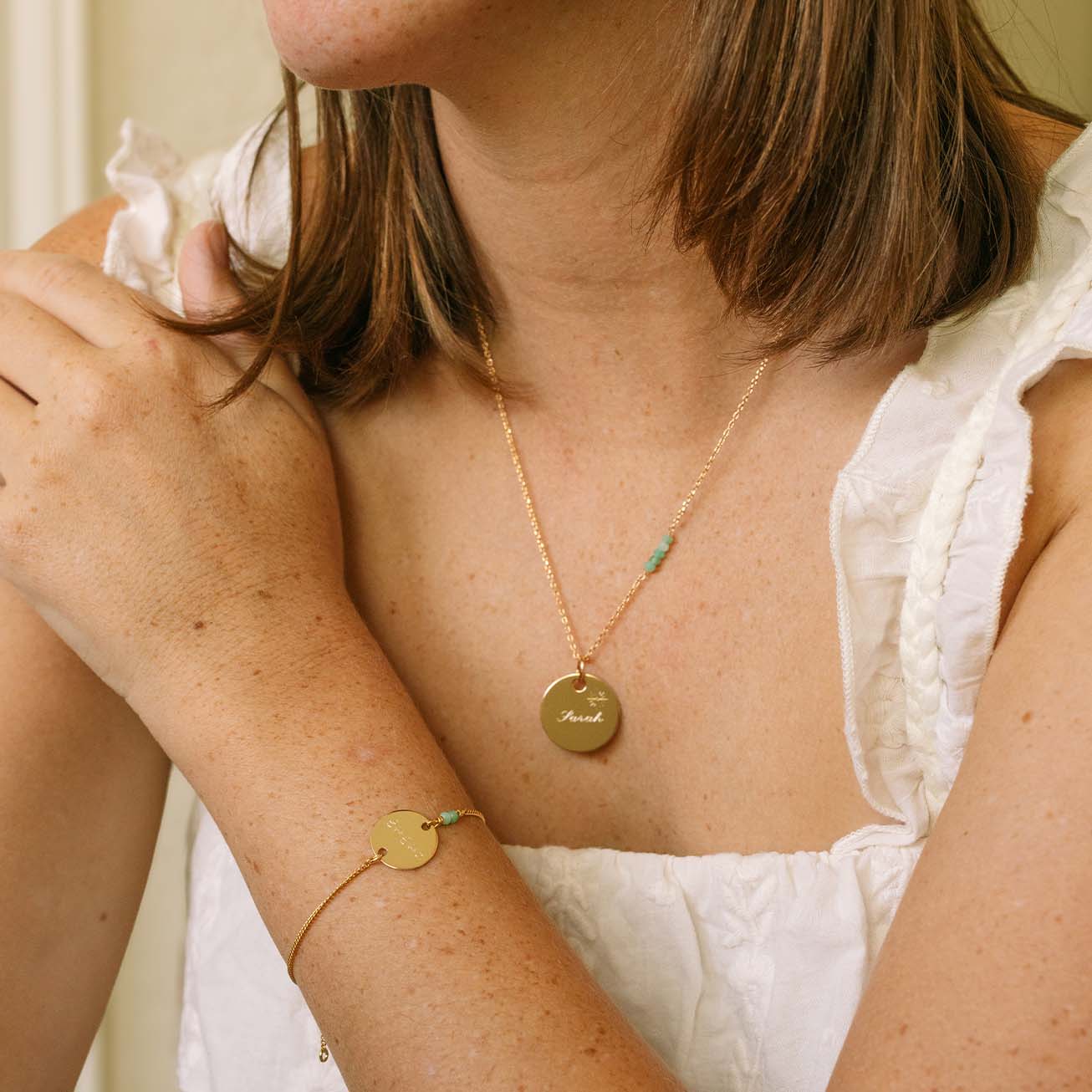 Bracciale personalizzato pietra di nascita maggio