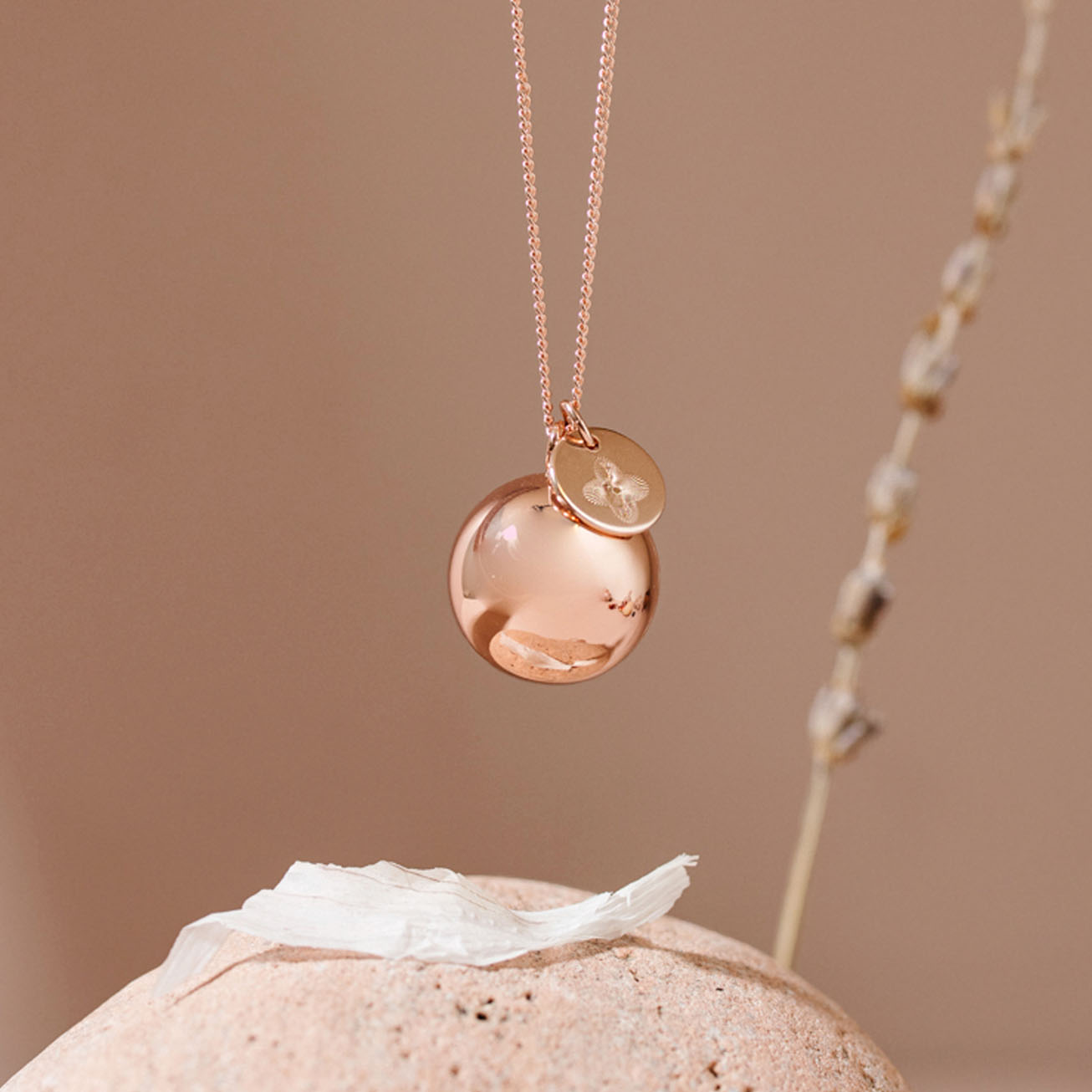 Chiama Angeli Croce Romana oro rosa