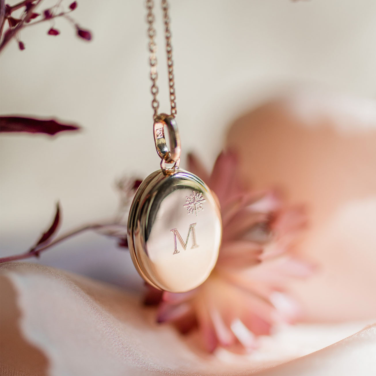 Collana personalizzata con foto stella e strass