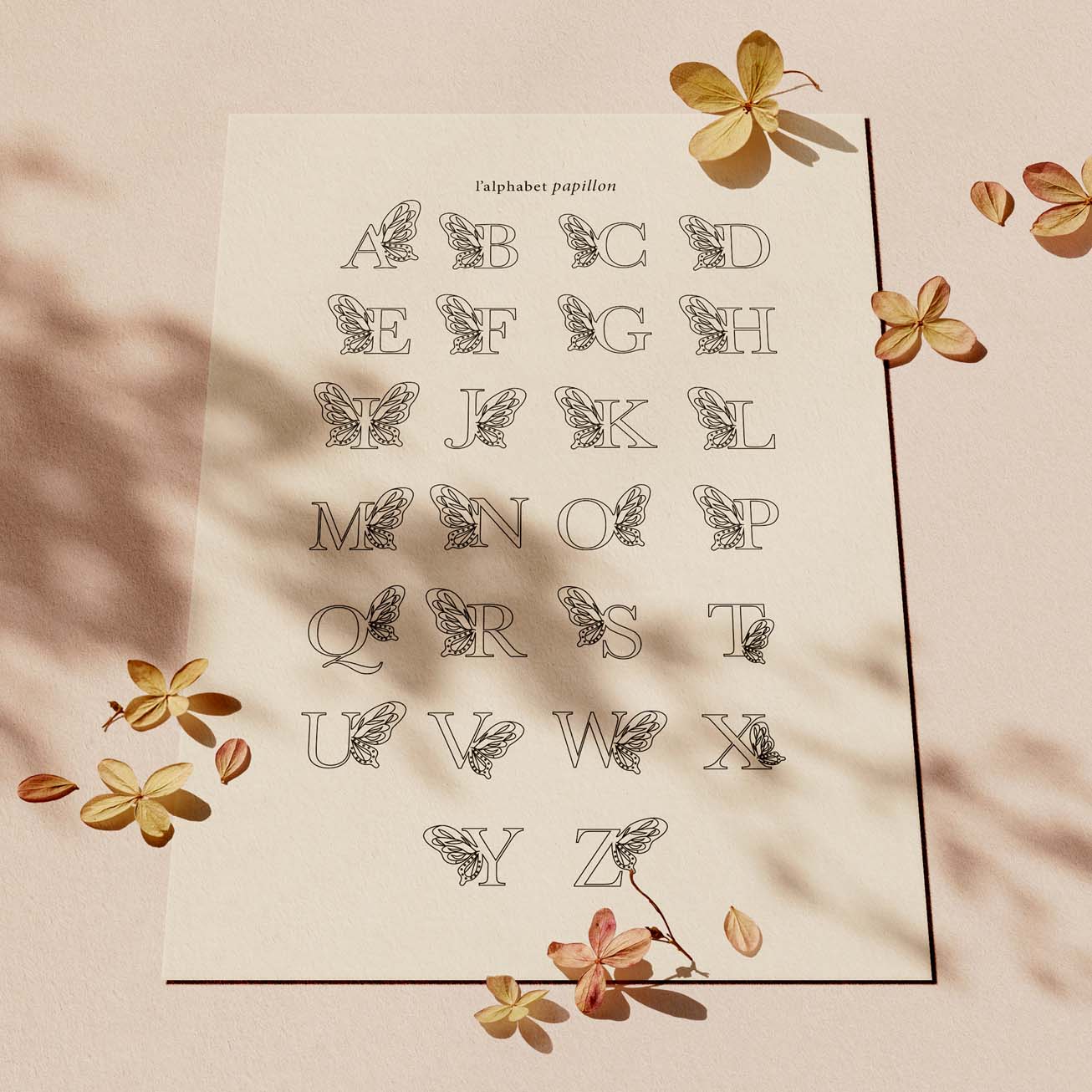 Collana bambina iniziale farfalla oro giallo