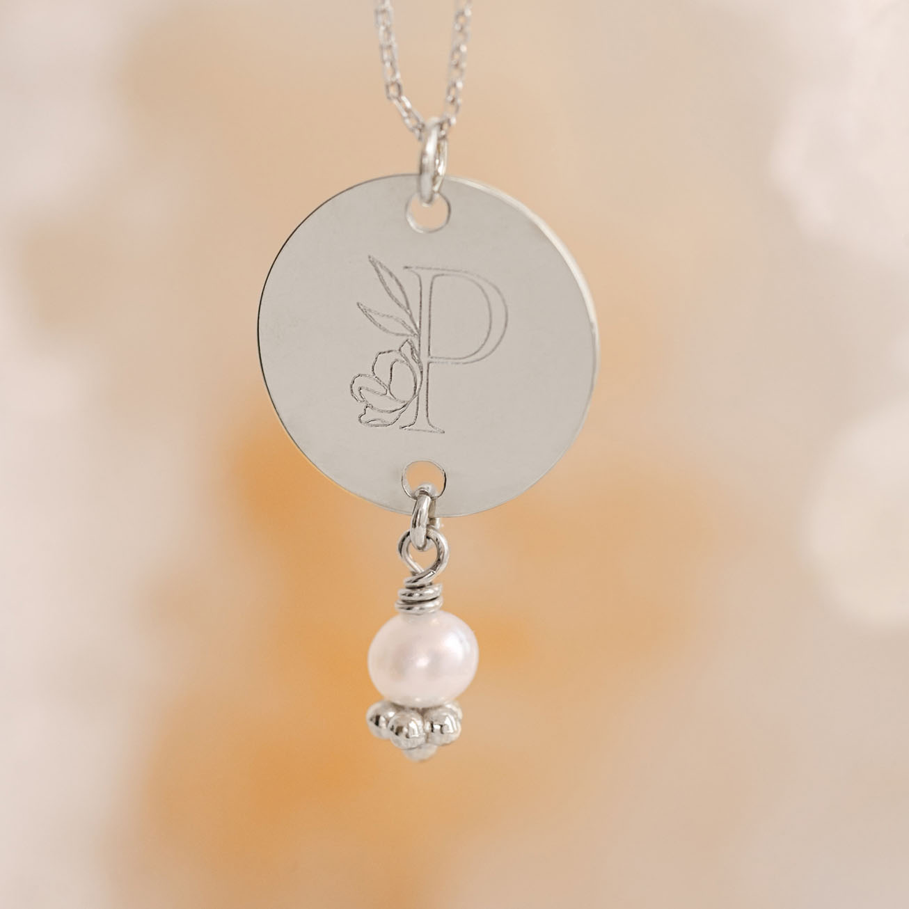 Collana personalizzata acciaio perla coltivata