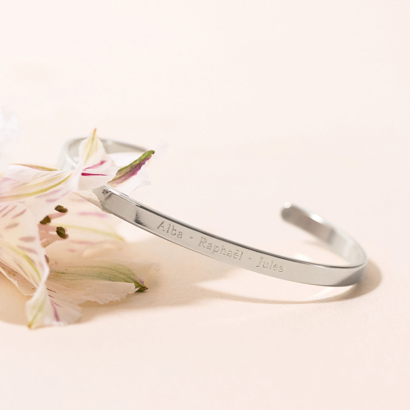 Bracciale personalizzato nomi argento 925