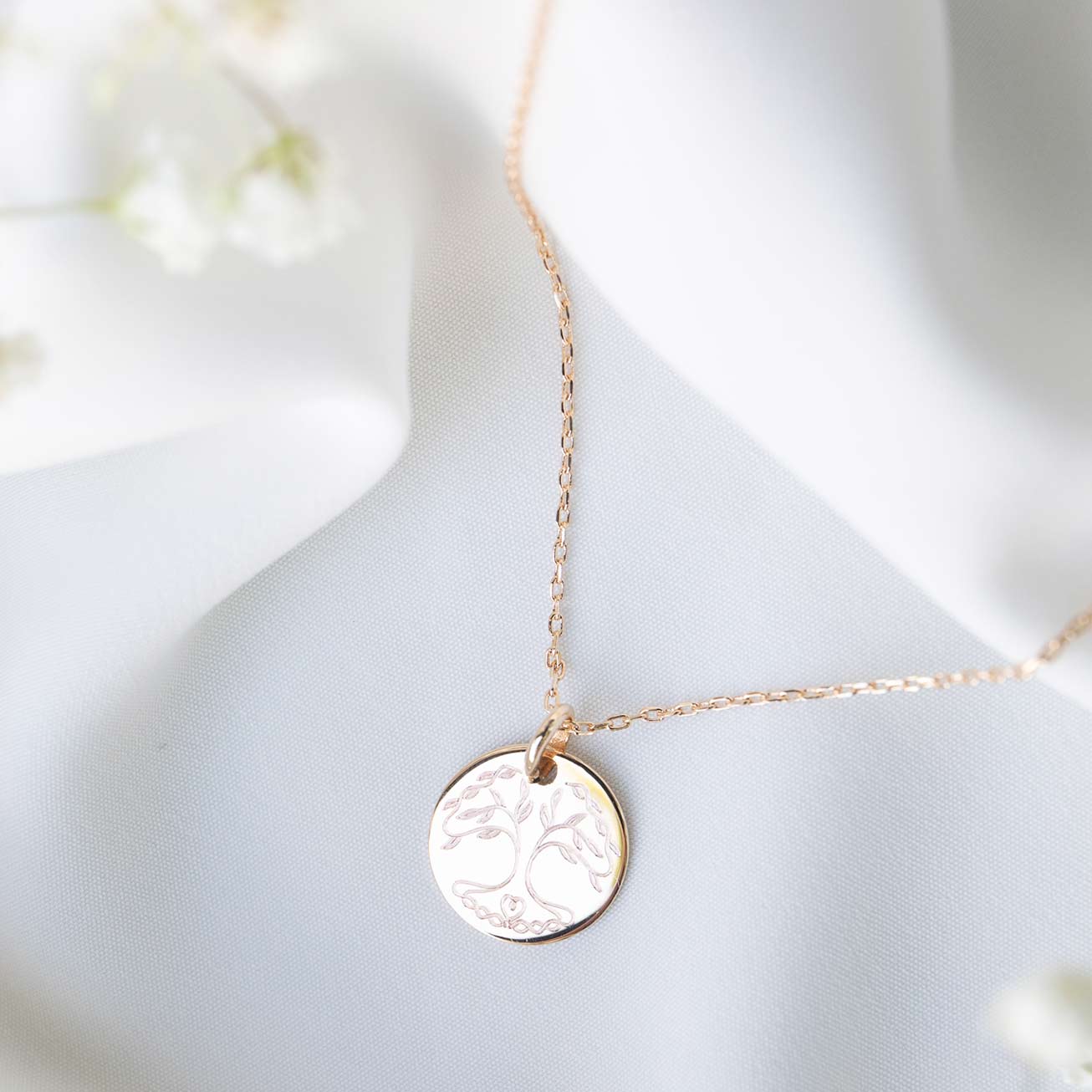 Collana bambino albero della vita oro