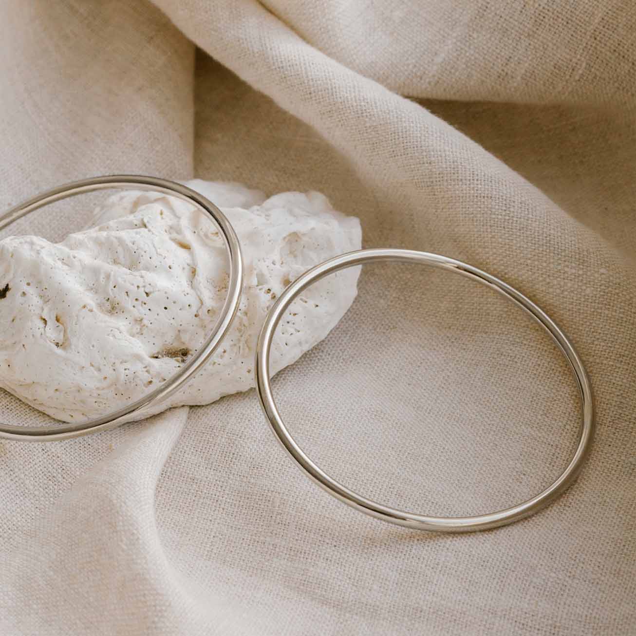 Braccialetto rigido argento 925