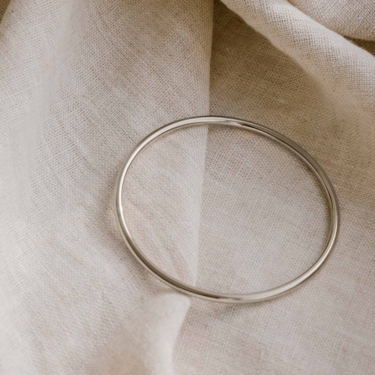 Braccialetto rigido argento 925