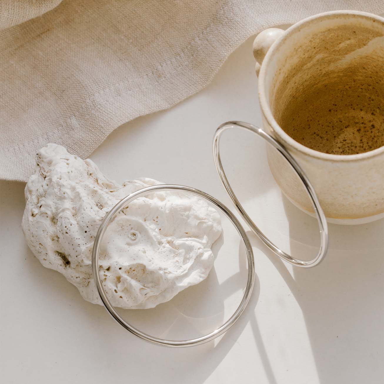 Braccialetto rigido argento 925