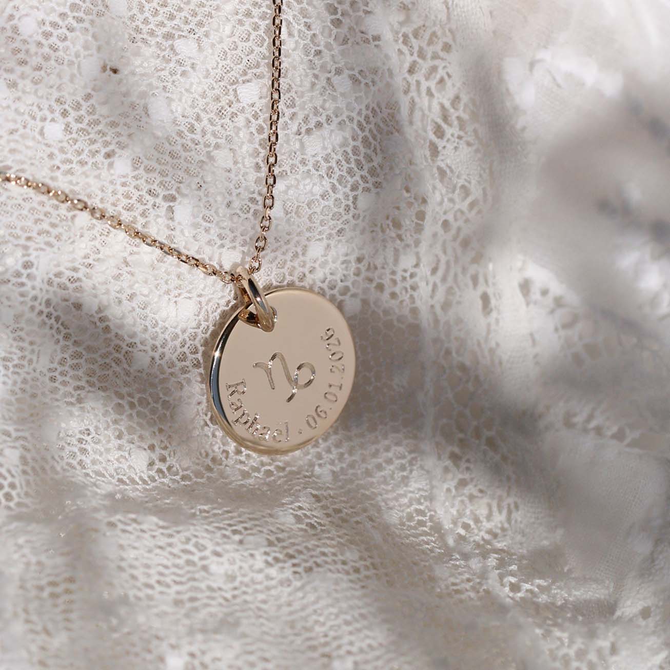 Collana battesimo segno zodiacale