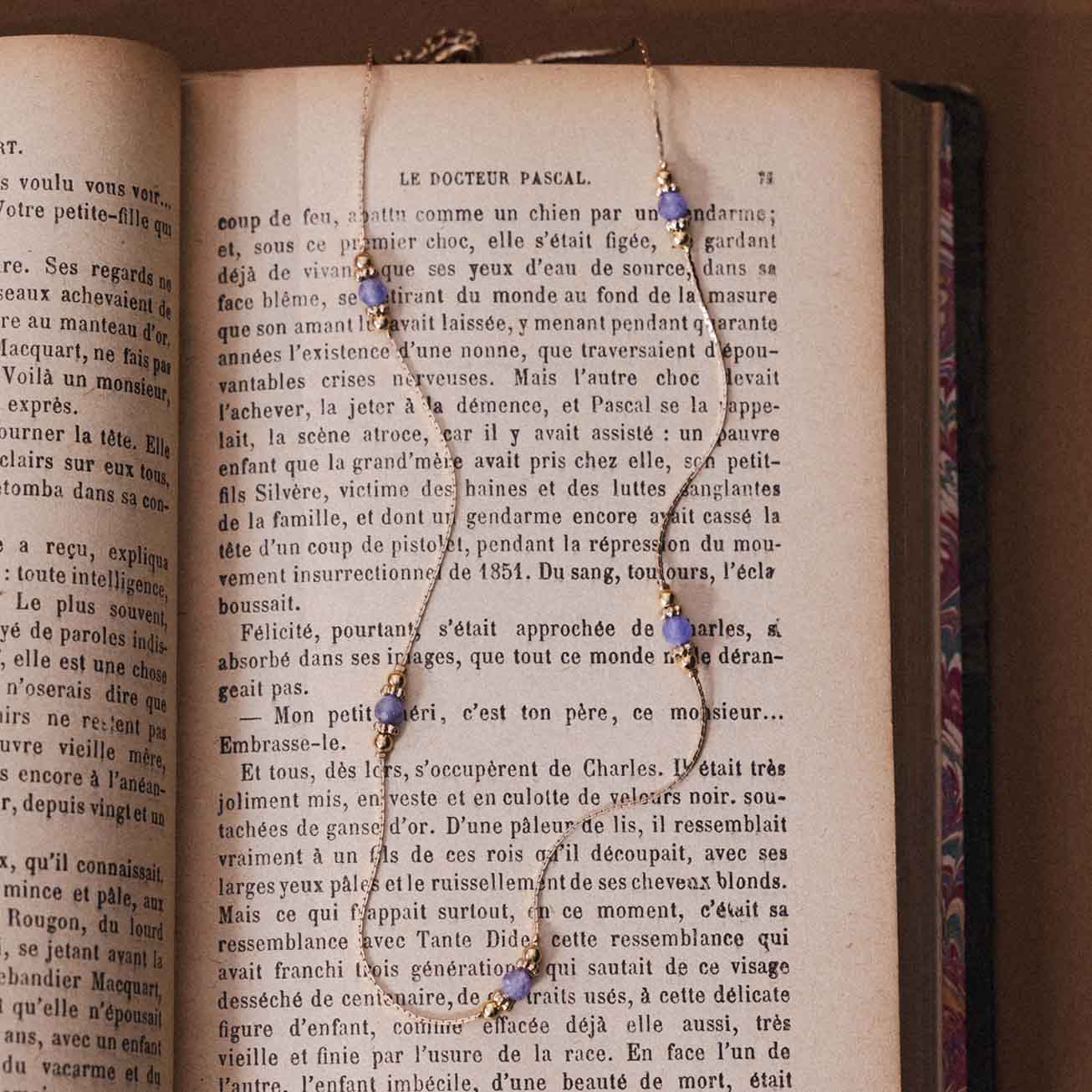 Collana pietra di nascita Tanzanite - Dicembre