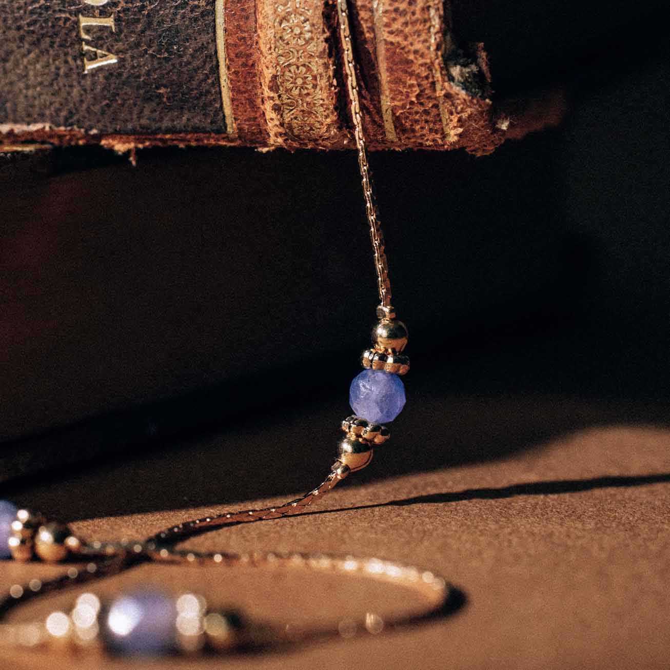 Collana pietra di nascita Tanzanite - Dicembre