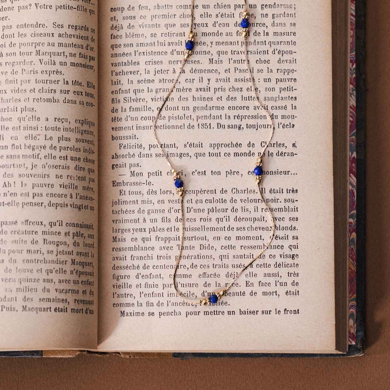 Collana pietra di nascita lapislazzuli - settembre