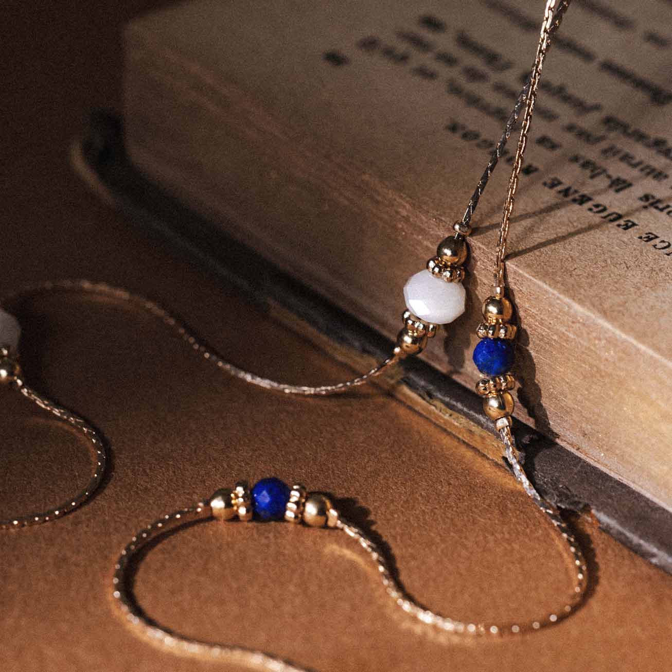 Collana pietra di nascita lapislazzuli - settembre