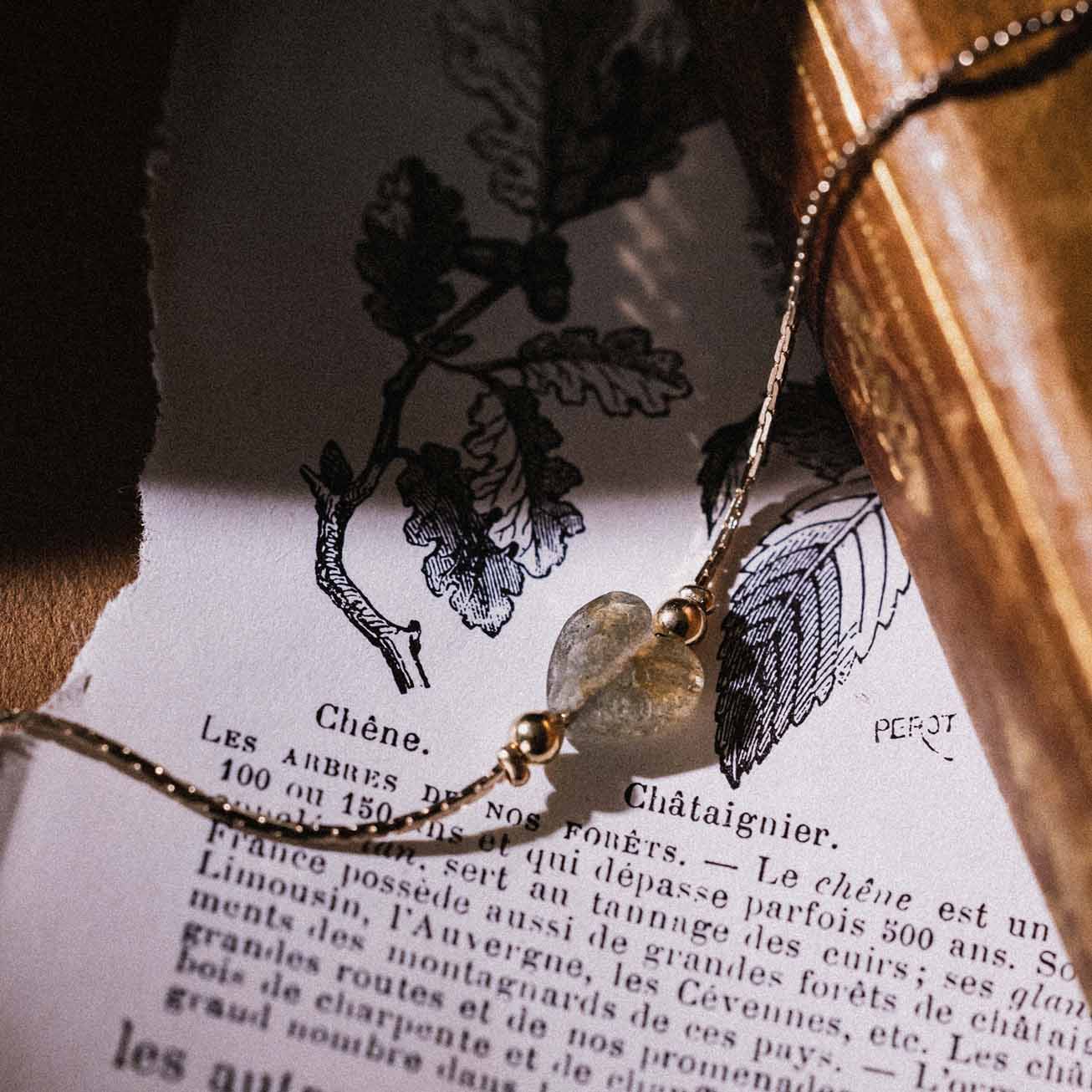 Bracciale cuore pietra labradorite
