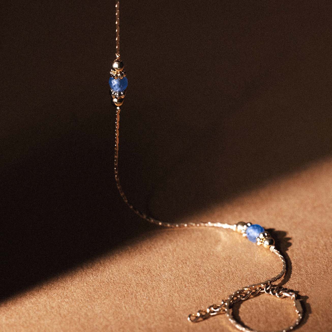 Collana pietra di nascita acquamarina - marzo